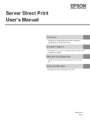 Epson TM T88VI i Users Manual - Server Direct Print